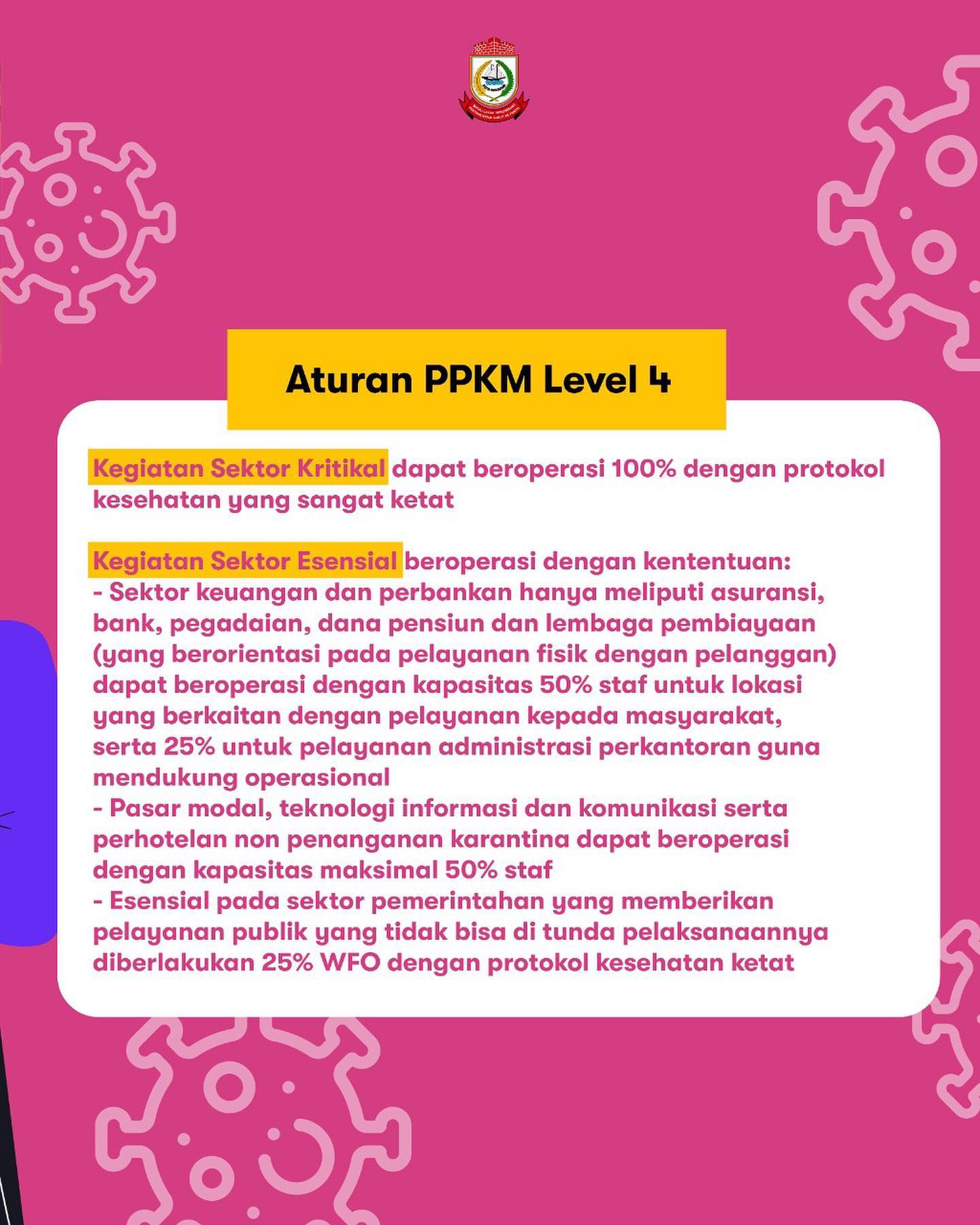 PPKM Level 4 di Makassar Berlangsung Hingga 2 Agustus